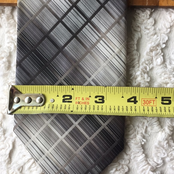 Vintage Wembley Tie, gray silver and black - Picture 4 of 4